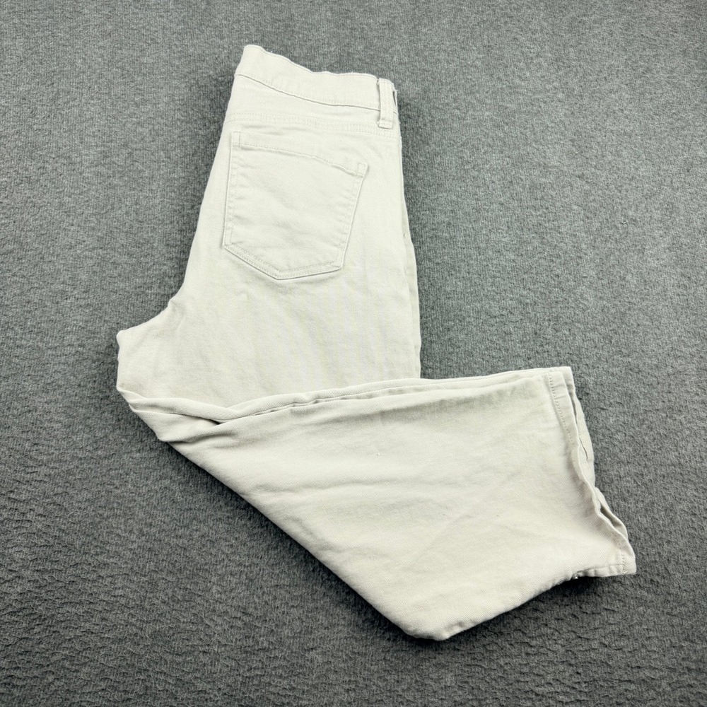 Gloria Vanderbilt Amanda Crop Jeans‎ Women's 8 Beige All-Around Slimming Effect
